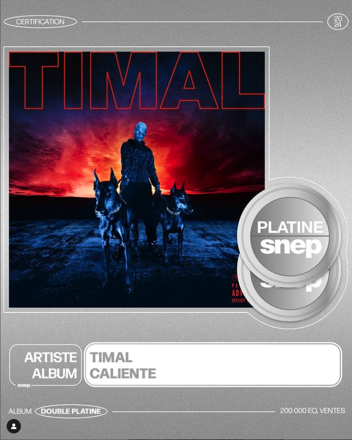 Certification double platine !